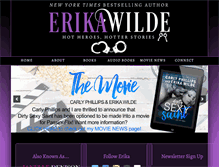 Tablet Screenshot of erikawilde.com